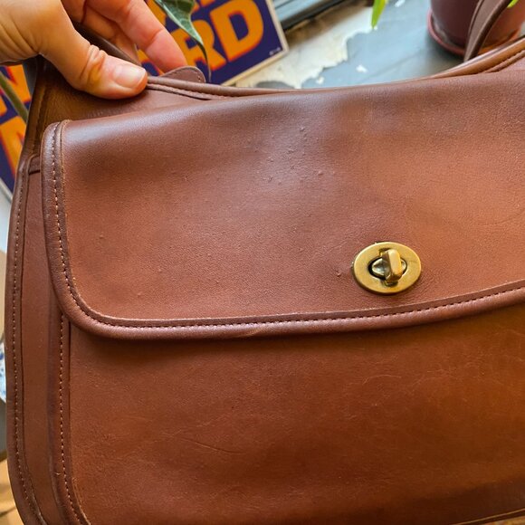 RARE: Vintage Coach Taft Bag 9980 in British Tan - Picture 8 of 8
